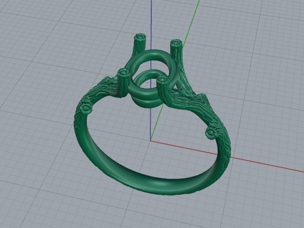 Tree ring Model 4771 3D print model_2