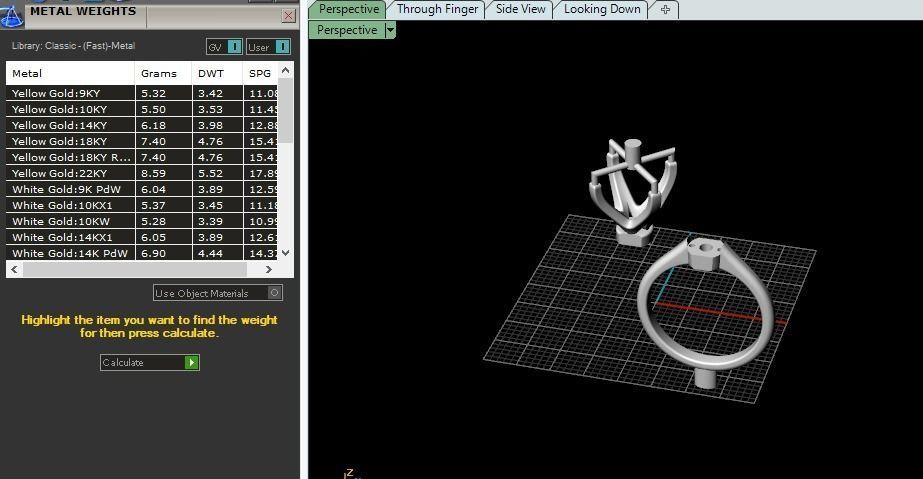 Solitaire rings Model 4756 3D print model_7