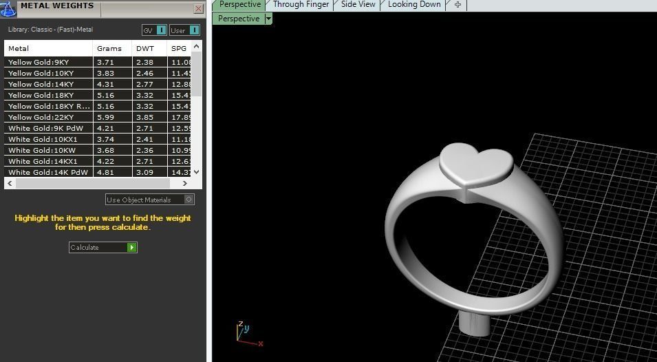 Heart Ring Model 4753 3D print model_8
