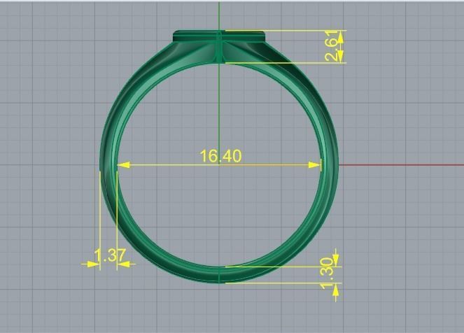Heart Ring Model 4753 3D print model_5