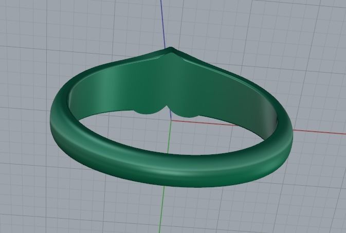 Heart Ring Model 4753 3D print model_4