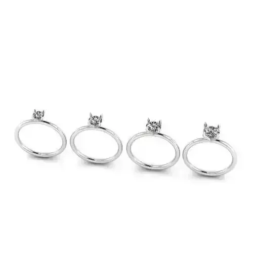Solitaire rings Model 4752