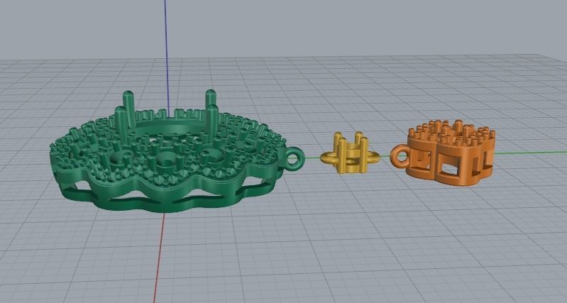 Pendant Model 4746 3D print model_3