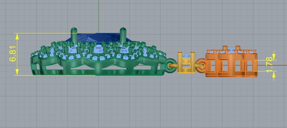 Pendant Model 4746 3D print model_6