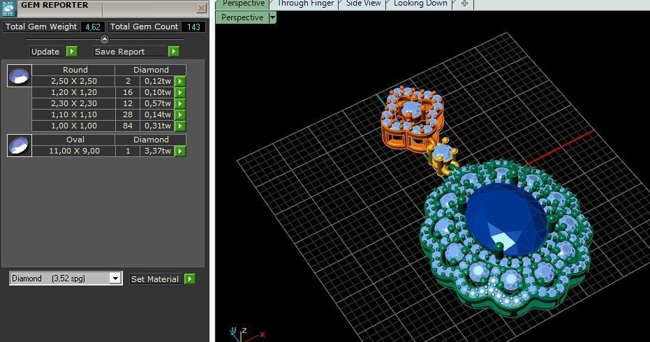 Pendant Model 4746 3D print model_8