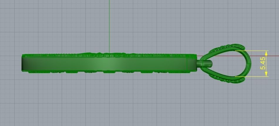 Pendant of Jesus with disciples Model 4736 3D print model_7