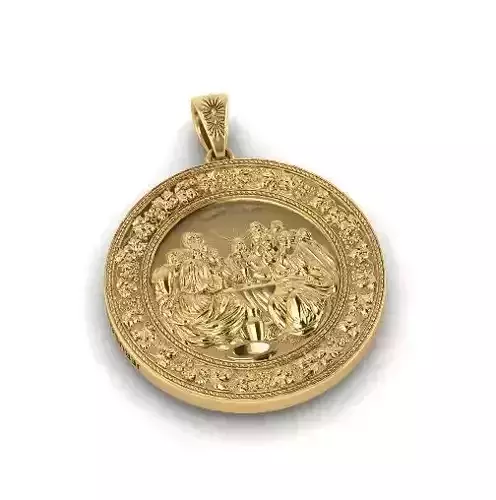 Pendant of Jesus with disciples Model 4736
