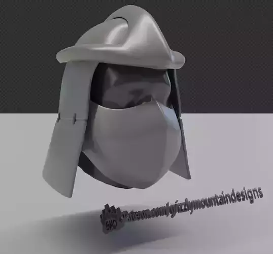 Teenage Mutant Ninja Turtles Shredder helmet Cartoon toon 1987 3D print model