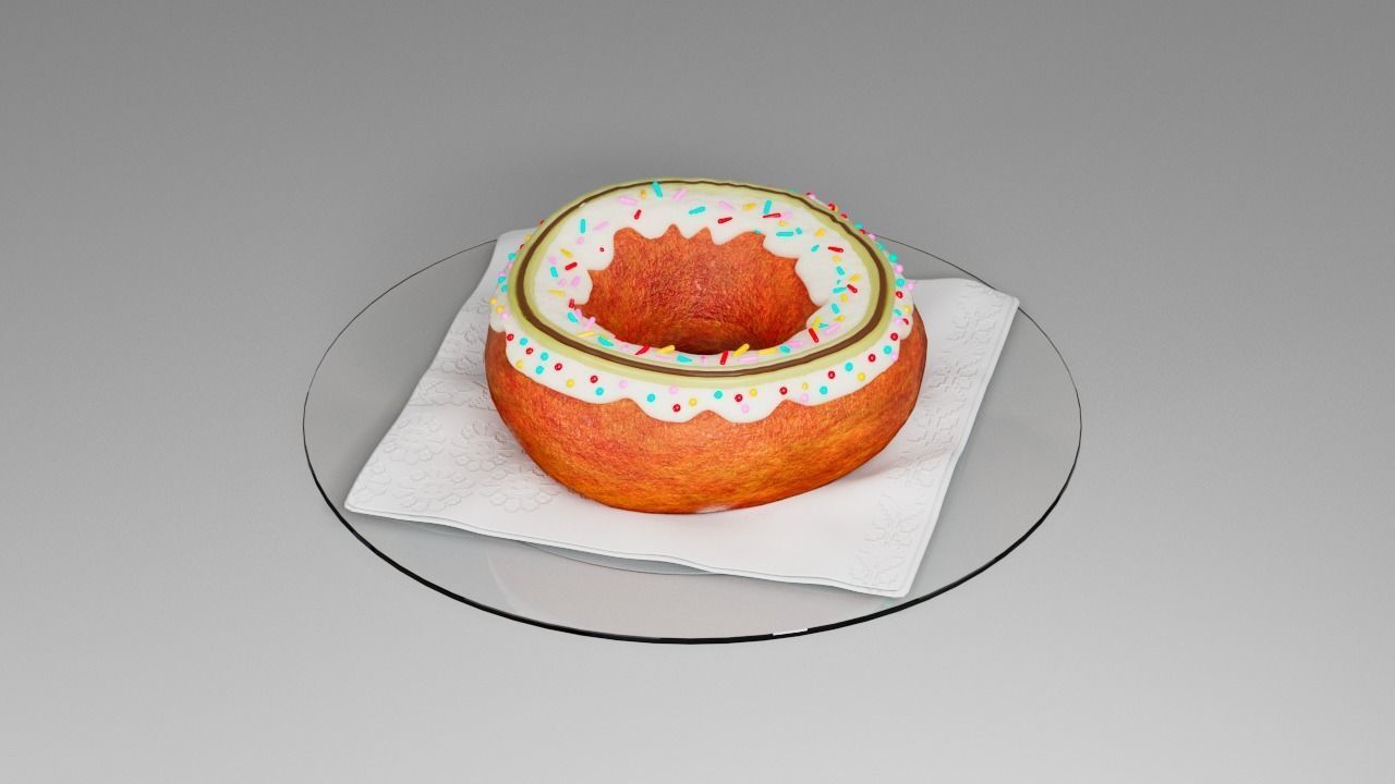 Donut 3D model_10