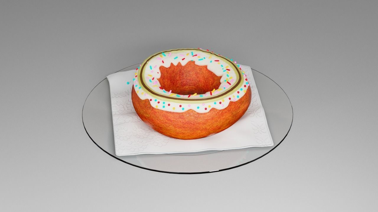 Donut 3D model_11