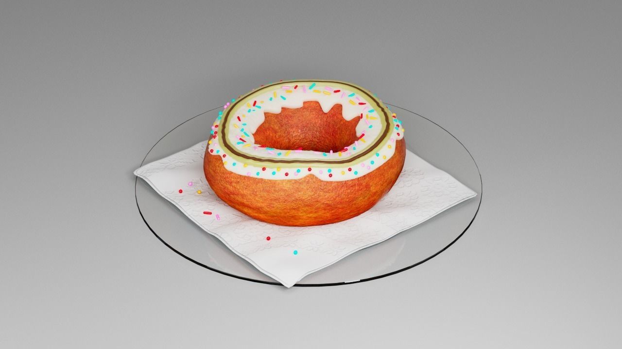 Donut 3D model_17