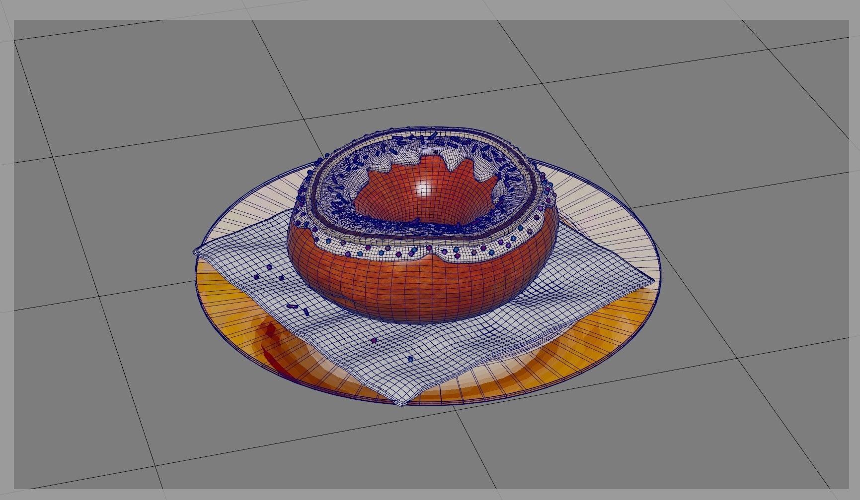 Donut 3D model_19