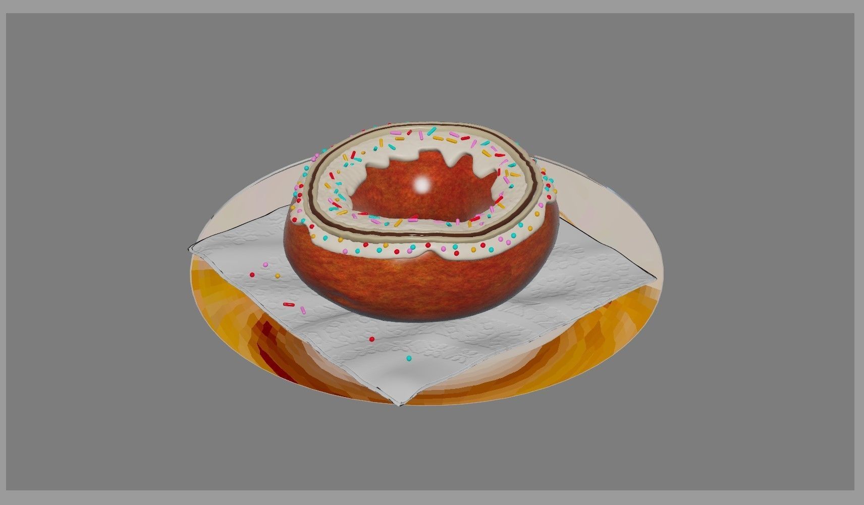 Donut 3D model_18