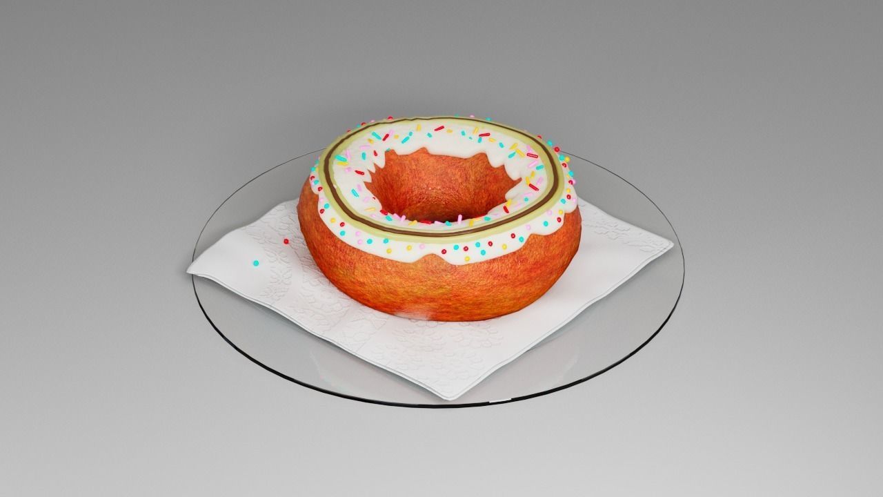 Donut 3D model_13