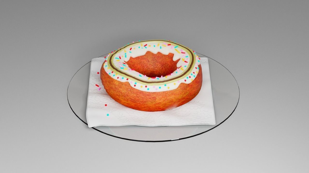 Donut 3D model_15