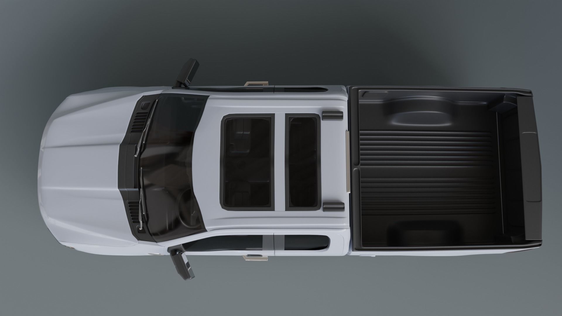 Pickup truck 3D model_6