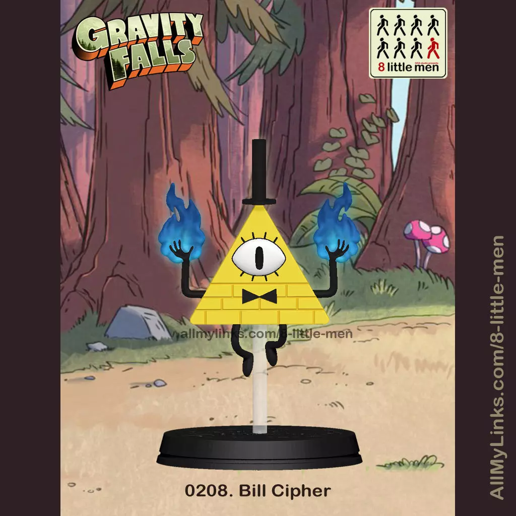 0208 Bill Cipher from Gravity Falls 3D print model