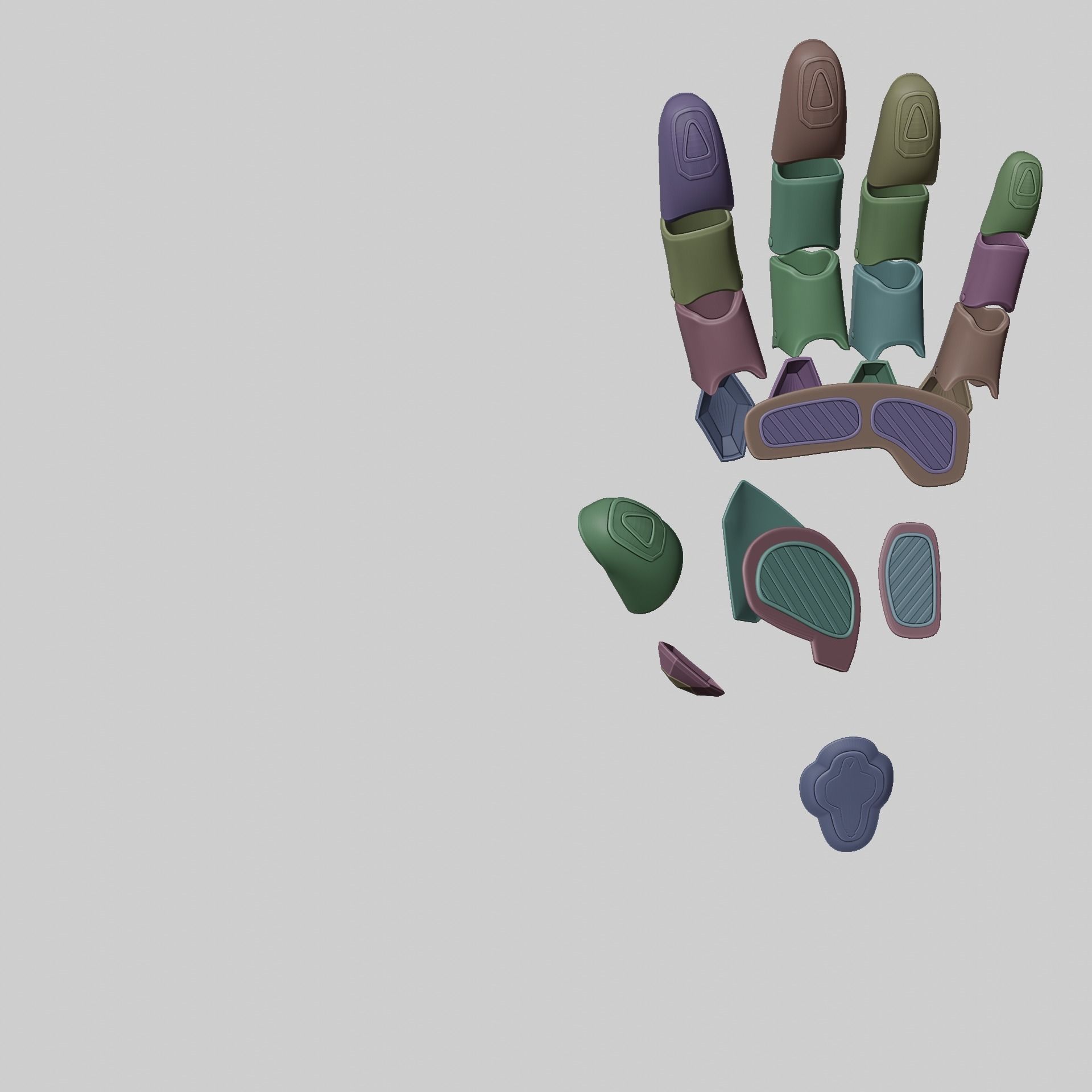 valorant deadlock arm cosplay 3D print model_3