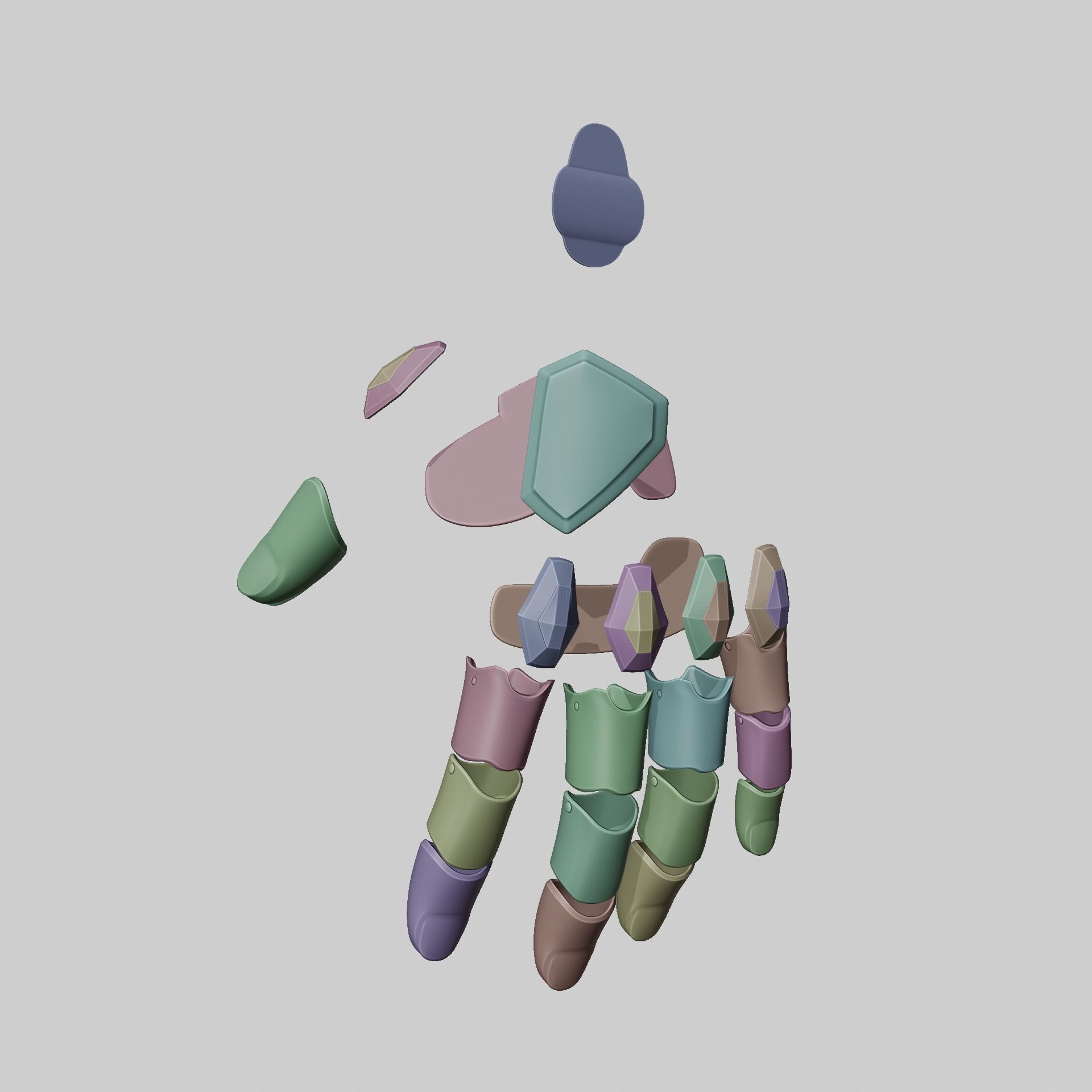 valorant deadlock arm cosplay 3D print model_4