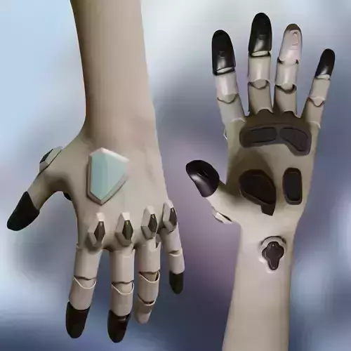 valorant deadlock arm cosplay 3D print model
