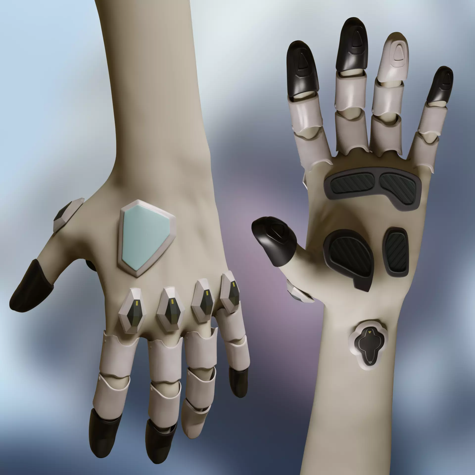 valorant deadlock arm cosplay 3D print model_0