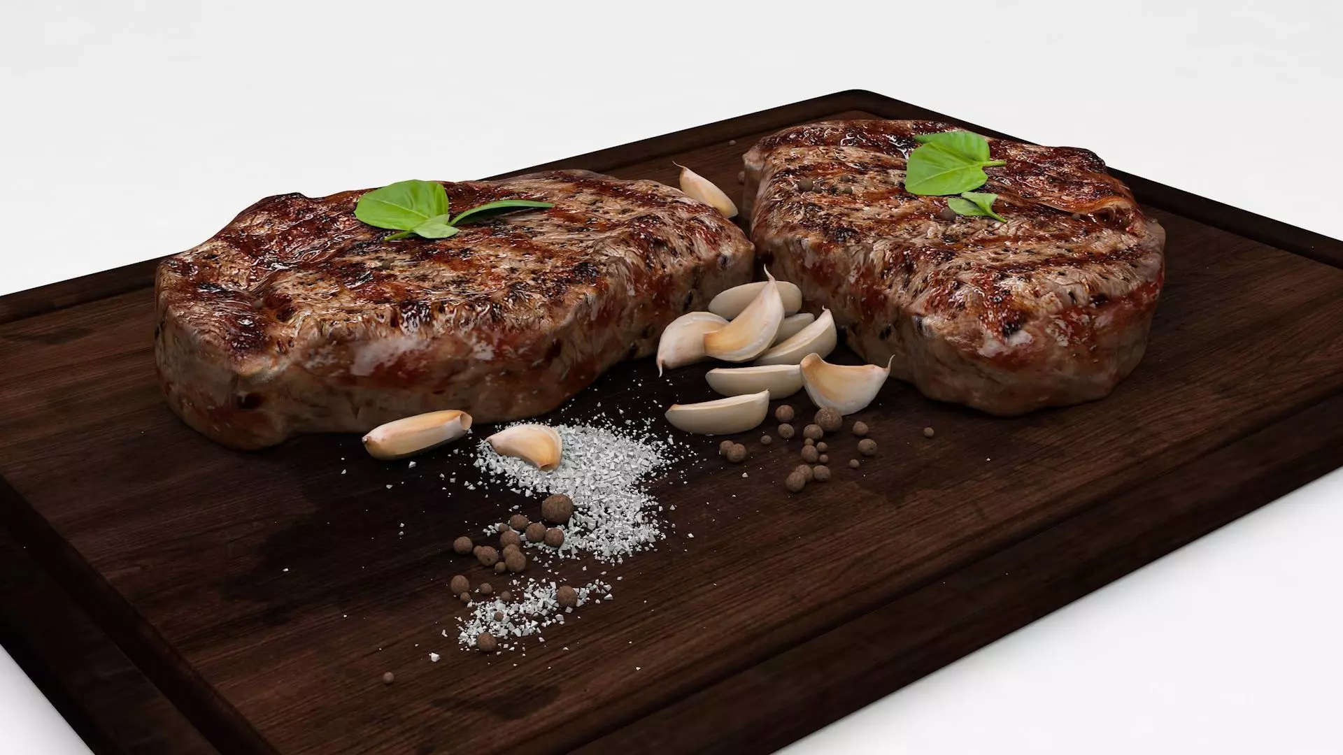 Grilled Steak 3D model_0