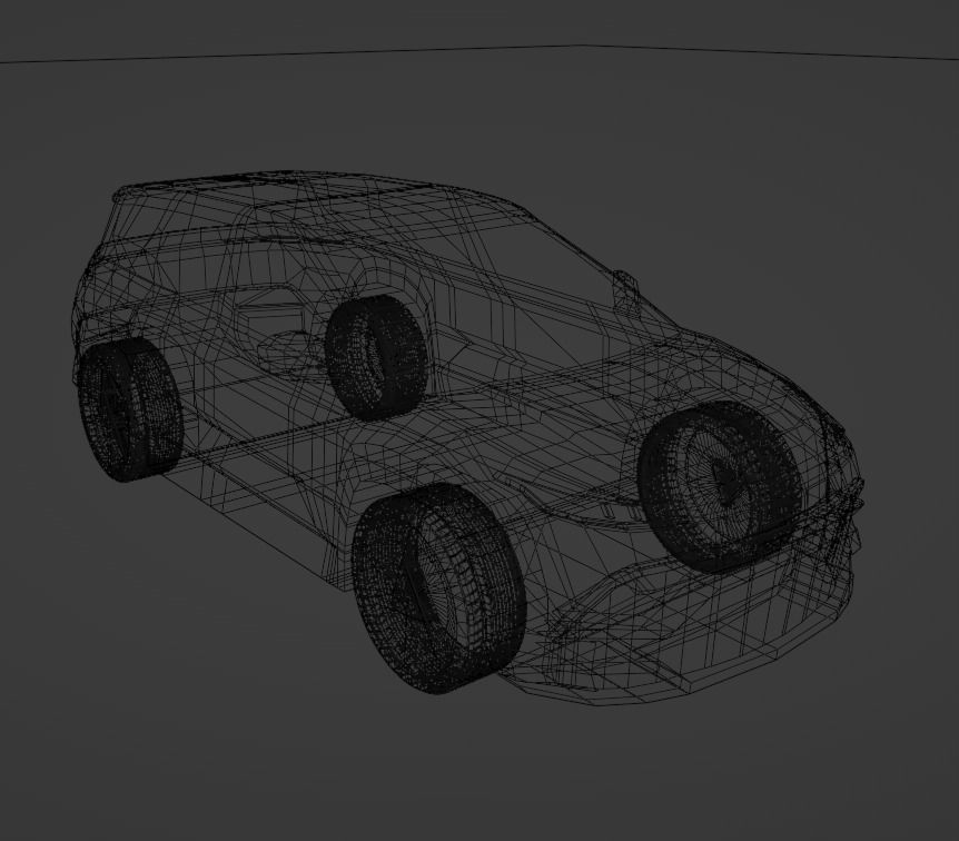 Fisker Ocean  Low-poly 3D model_12