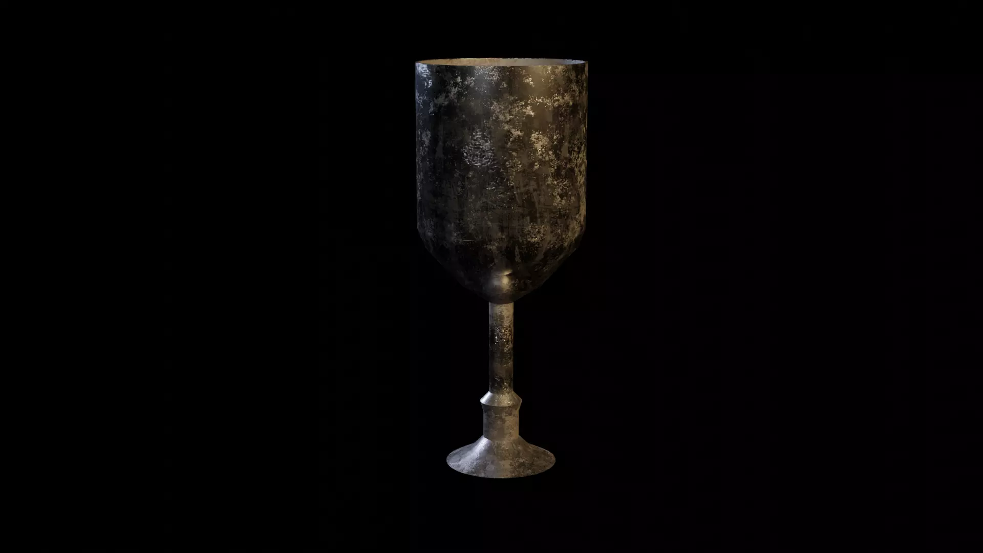 Goblet Low-poly 3D model_0