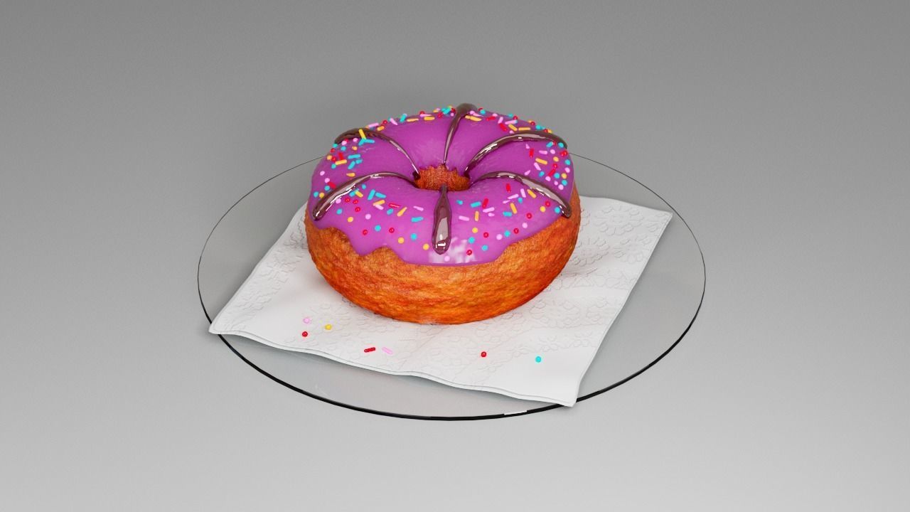 Donut second  3D model_15