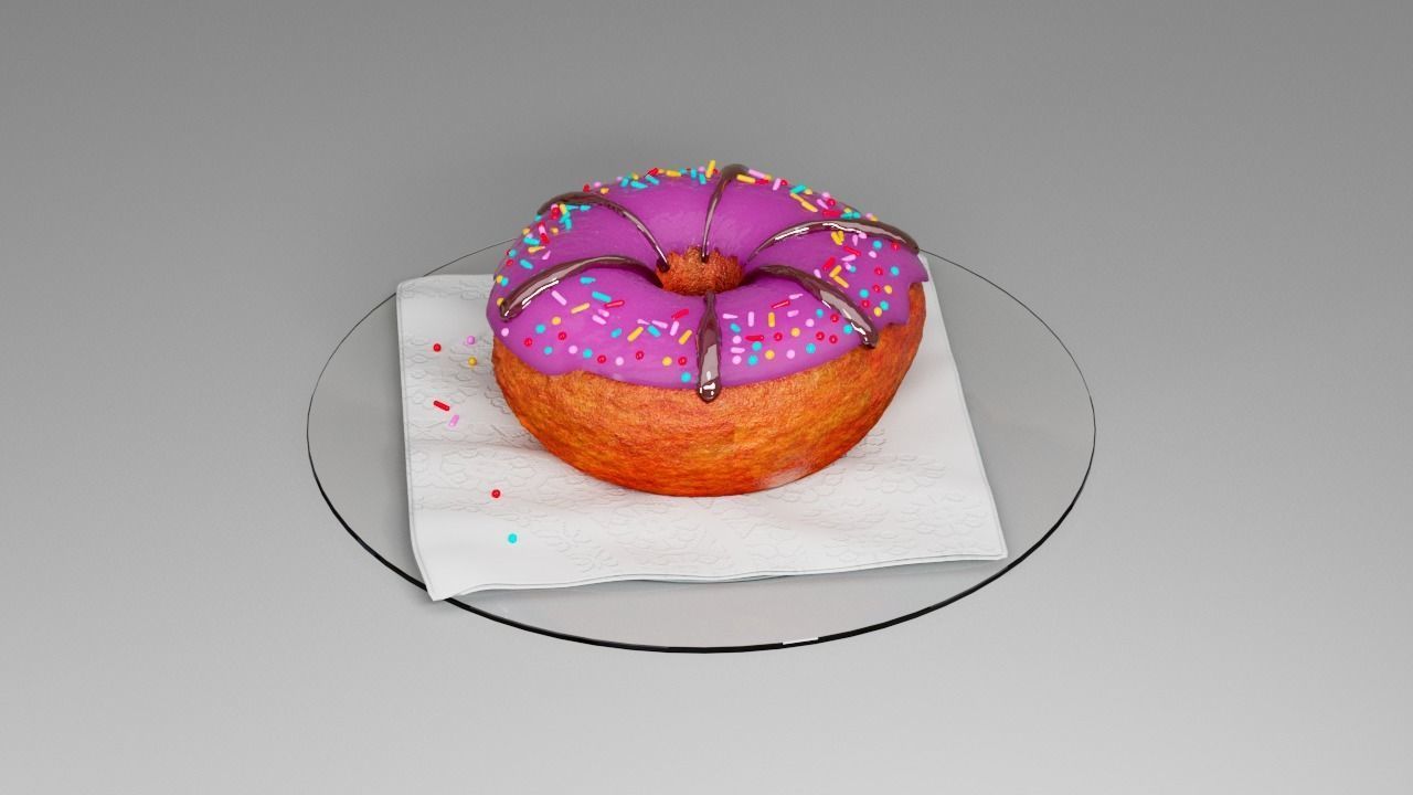 Donut second  3D model_12
