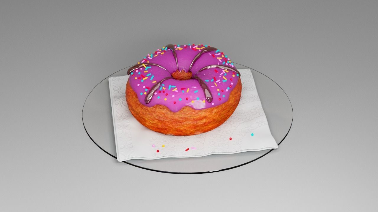 Donut second  3D model_17