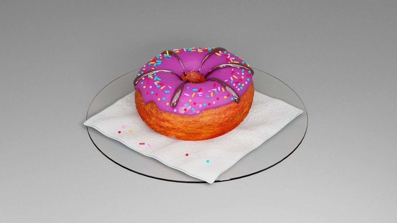 Donut second  3D model_14