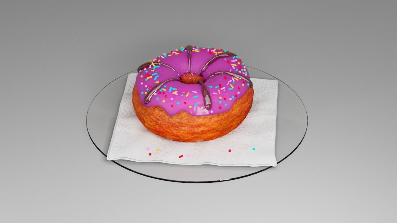 Donut second  3D model_16