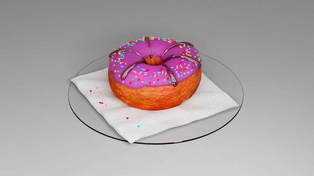 Donut second  3D model_13