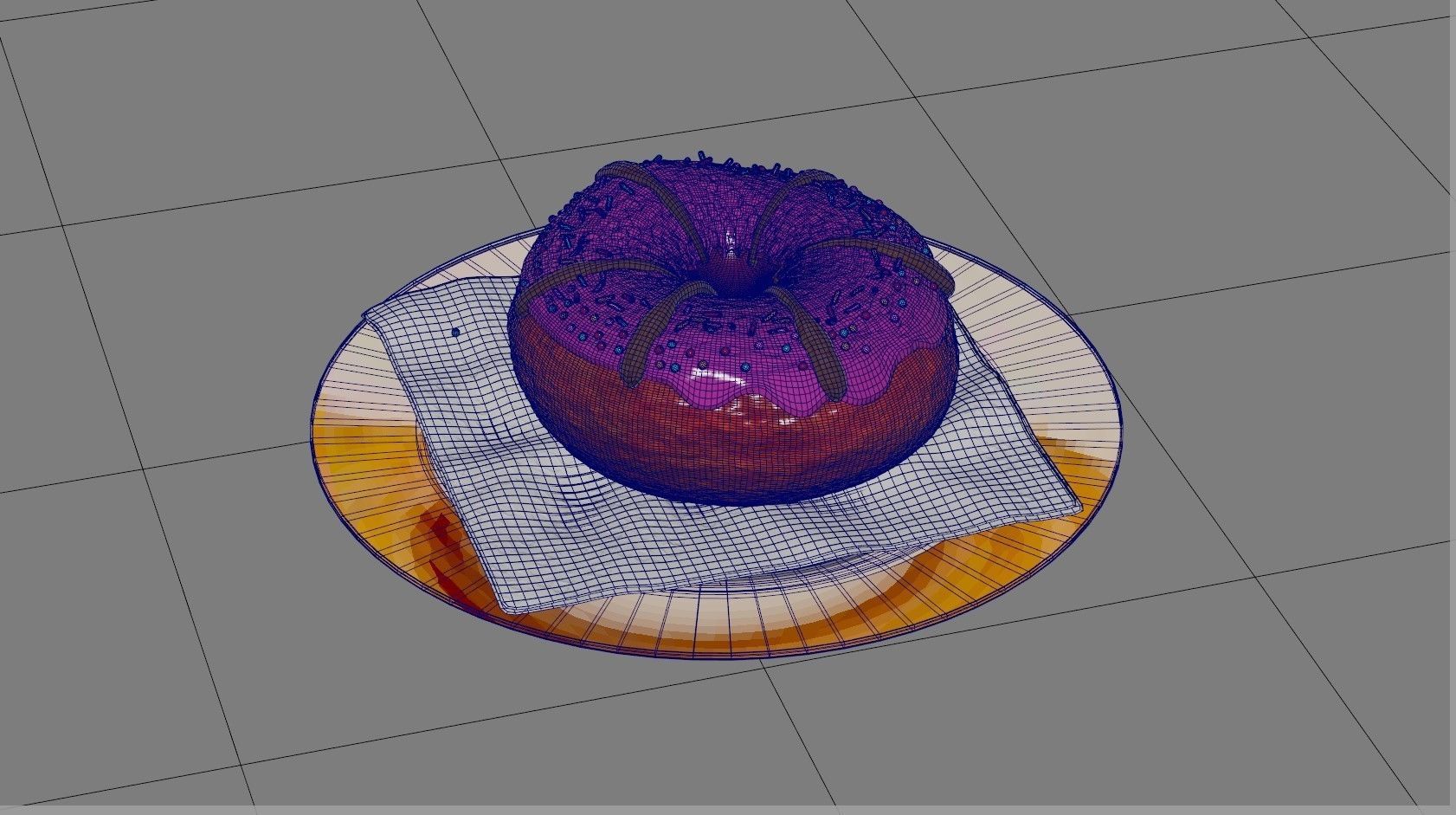 Donut second  3D model_21