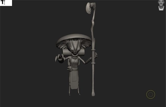Mushroom man 3D model