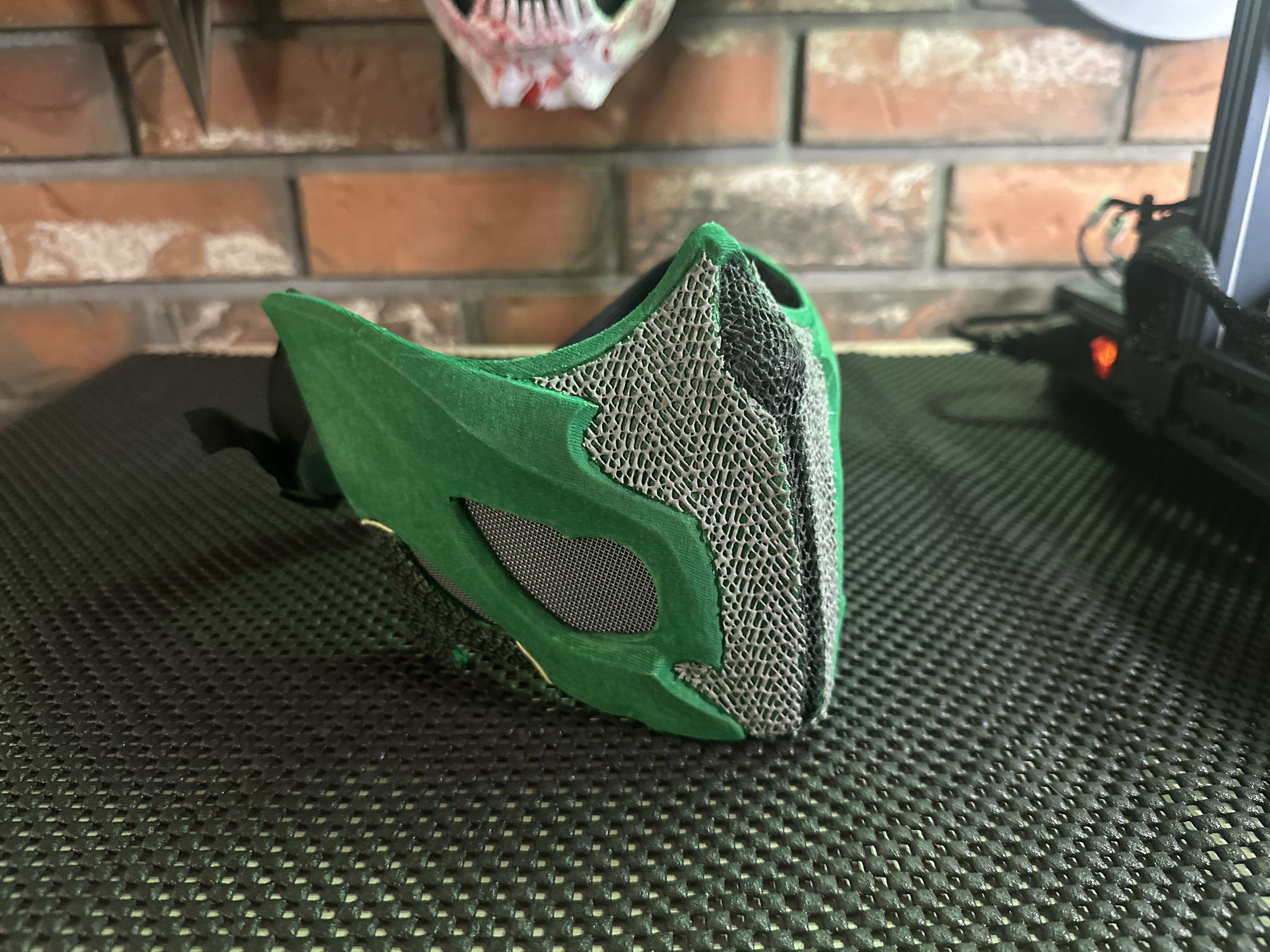 Reptile mask from MK1 -  Raptor Kombat Mask 3D print model_16