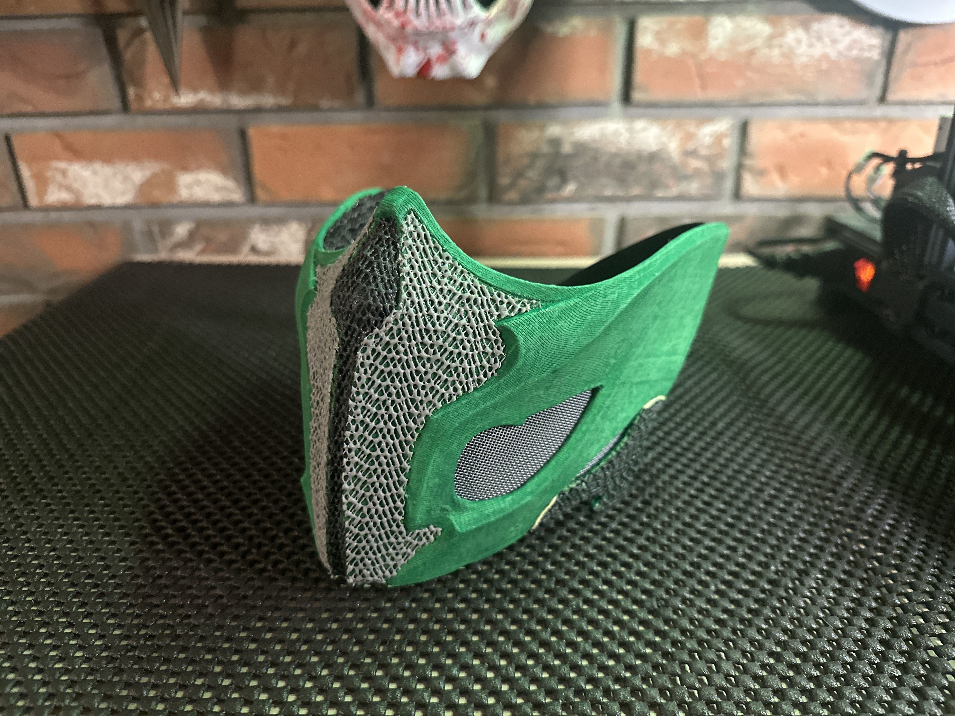 Reptile mask from MK1 -  Raptor Kombat Mask 3D print model_15