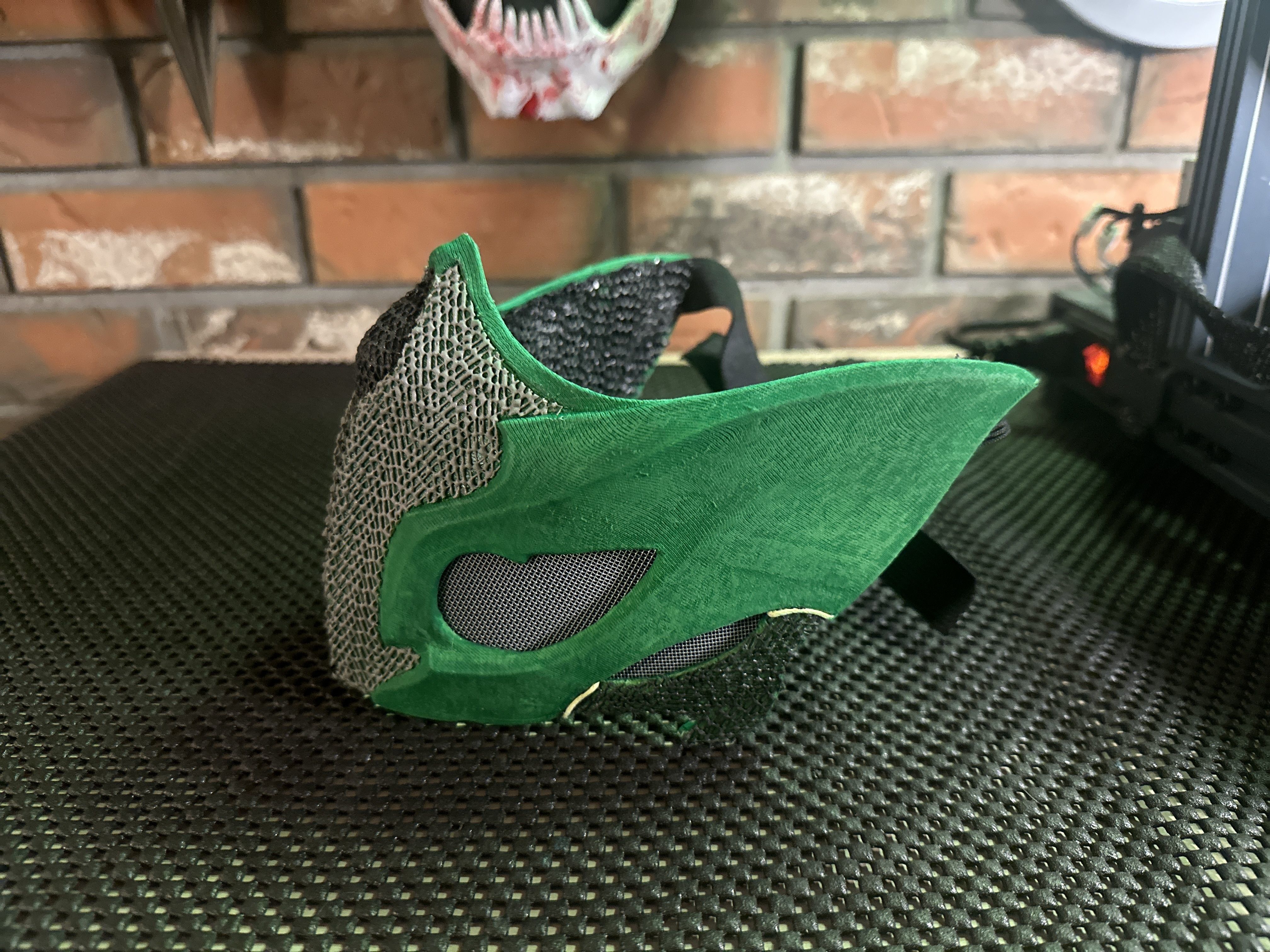 Reptile mask from MK1 -  Raptor Kombat Mask 3D print model_19