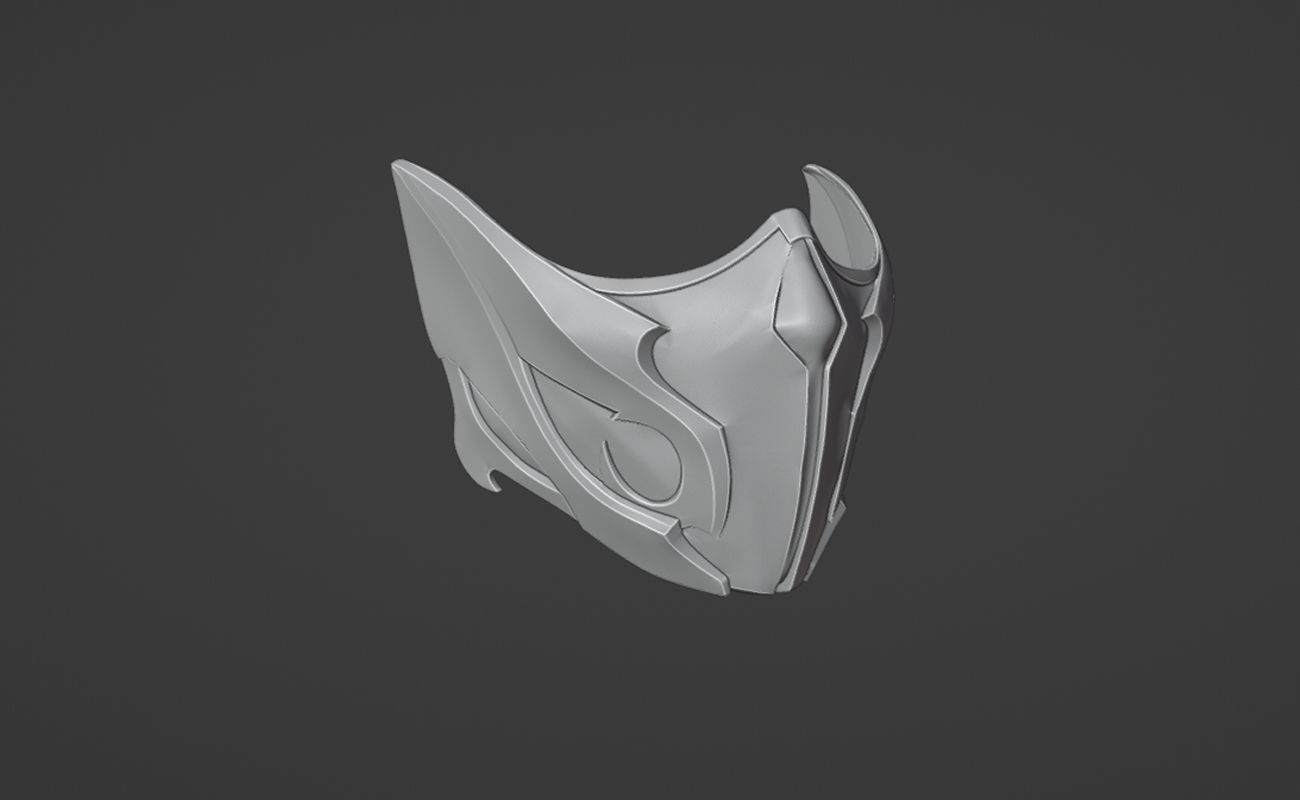 Reptile mask from MK1 -  Raptor Kombat Mask 3D print model_24