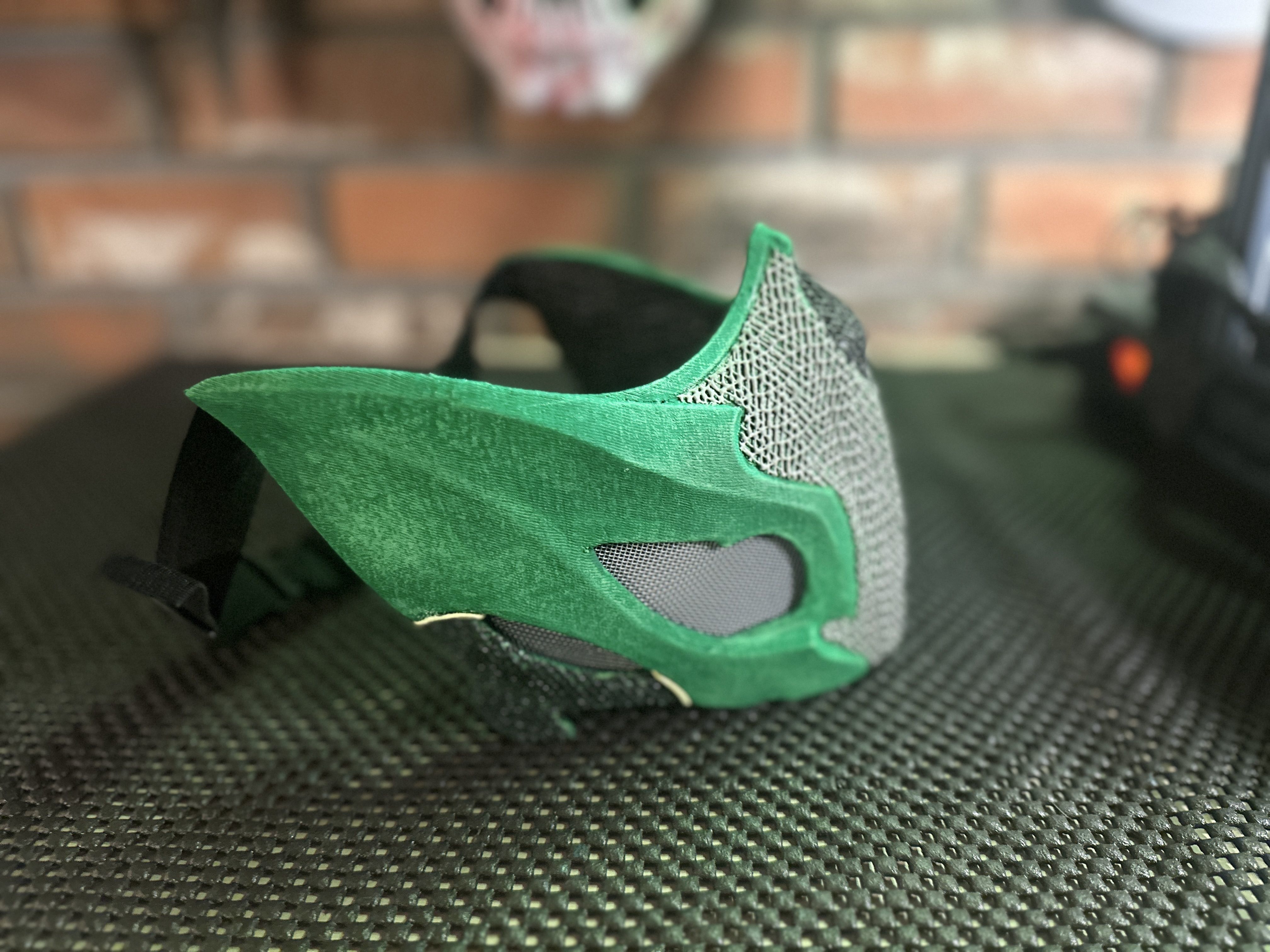 Reptile mask from MK1 -  Raptor Kombat Mask 3D print model_18