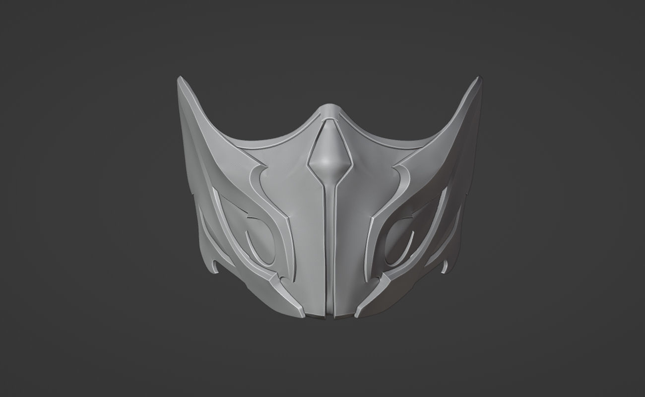 Reptile mask from MK1 -  Raptor Kombat Mask 3D print model_20