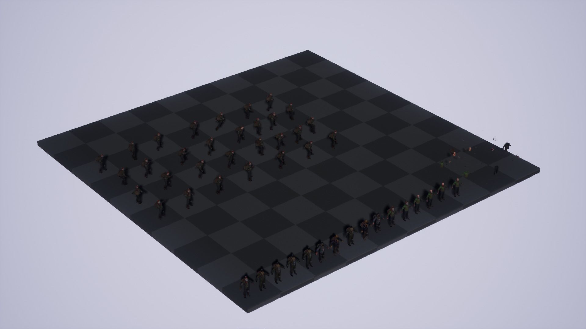 Animated Low poly Game Ready Santa survivor 3D Modular Low-poly 3D model_38