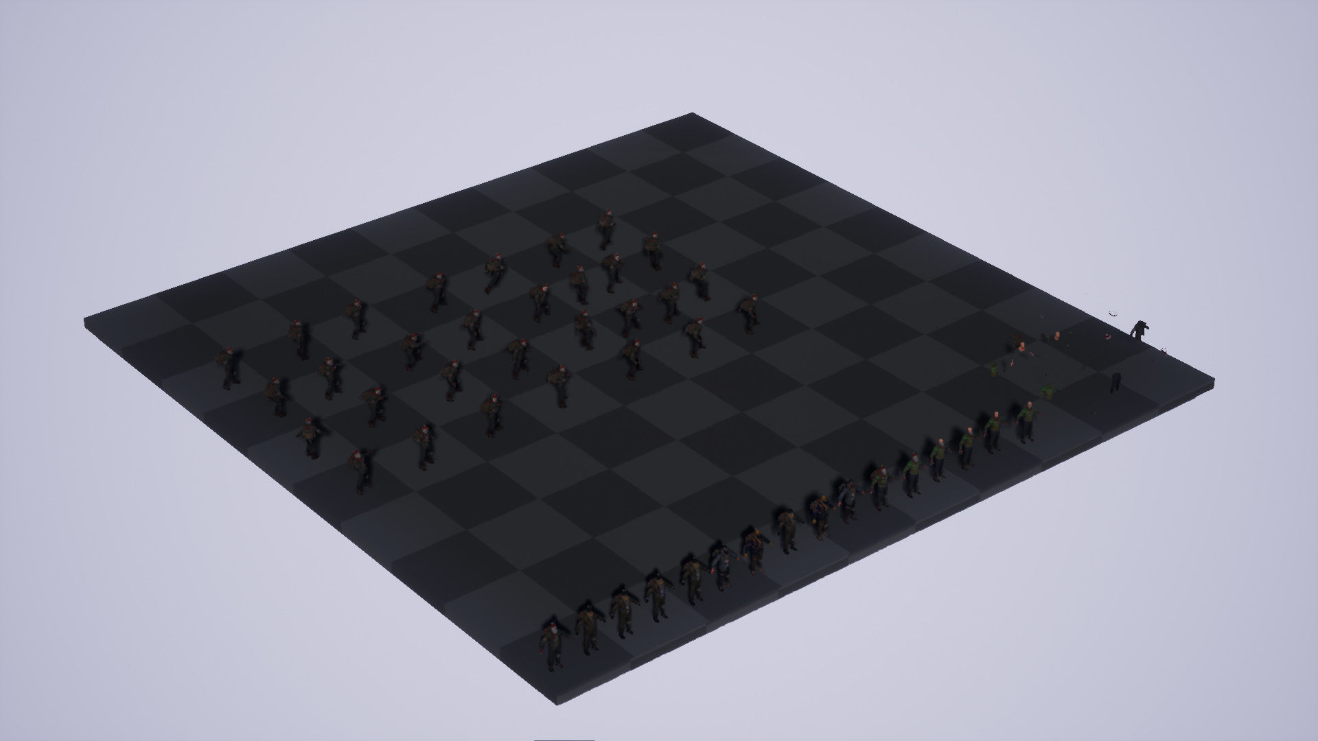 Animated Low poly Game Ready Santa survivor 3D Modular Low-poly 3D model_25