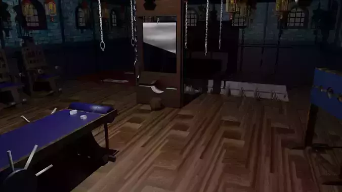 Torture Chamber Low-poly 3D model