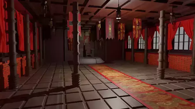 Medieval Throne Room