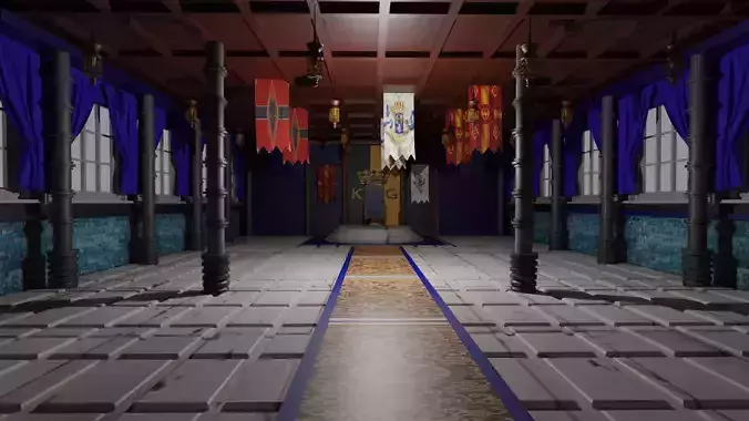 Medieval Throne Room
