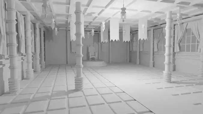 Medieval Throne Room