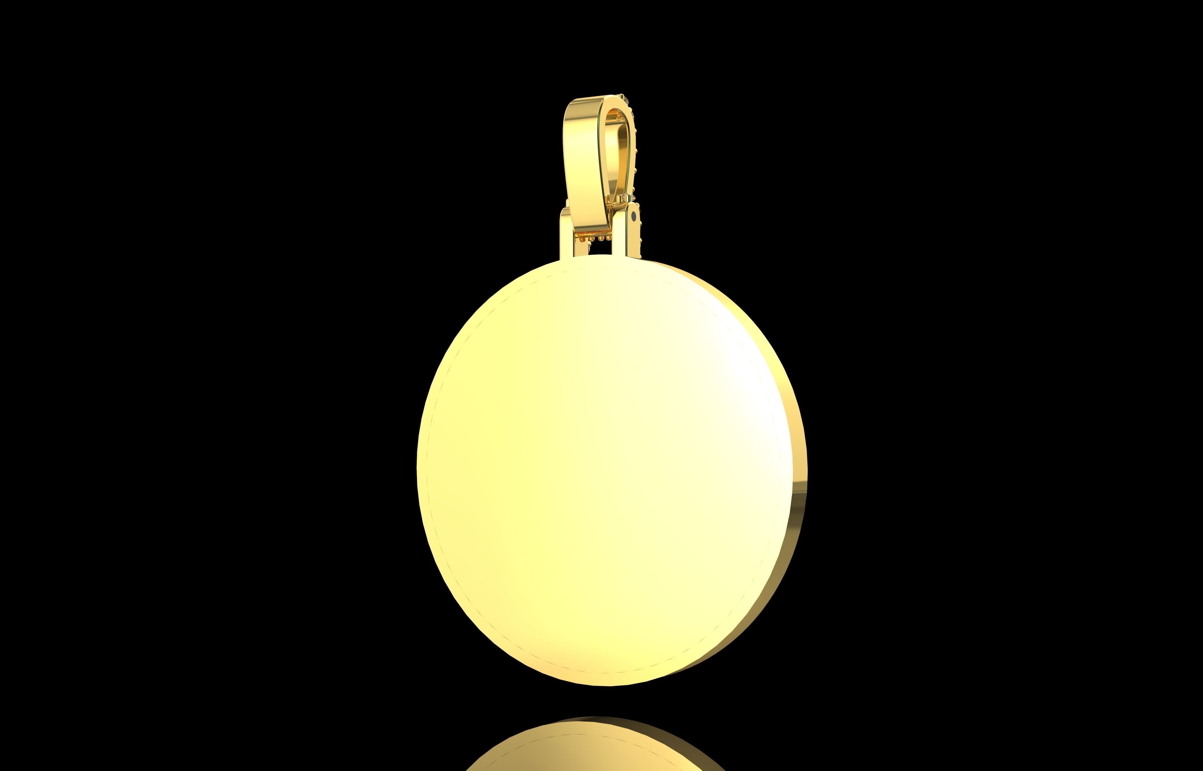 Pendants Bitcoin Number 23 3D print model_31