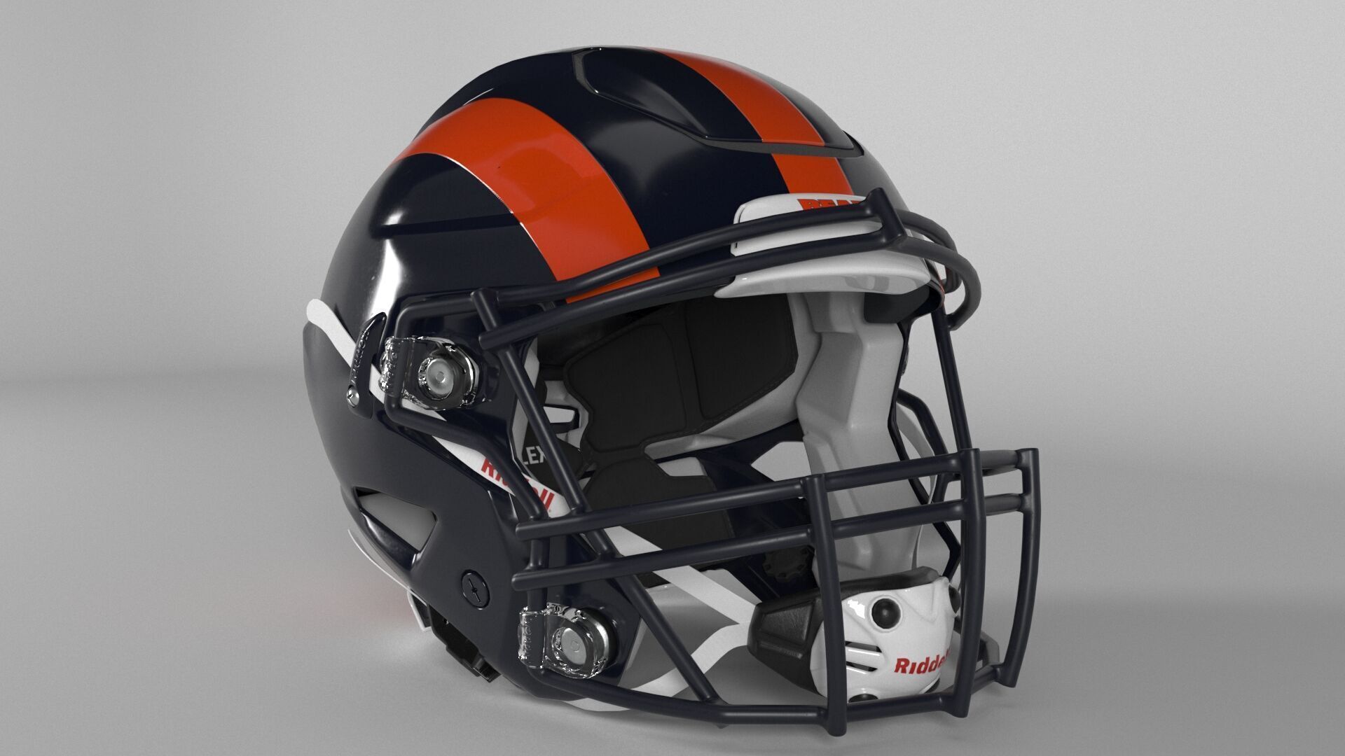 CHICAGO BEARS Helmet Football NFC NORTH PBR updated 2025 3D model_2